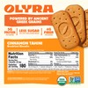 Olyra Breakfast Biscuits Cinnamon Tahini, Kids Healthy Snacks, Low Sugar,