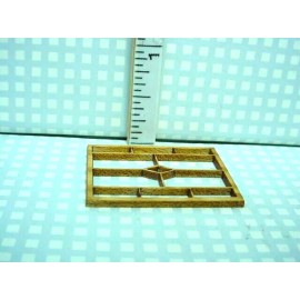 Laser Creations Miniature Decorative Window Mullion #HD1-W Laser Creations 1/2" (1:24) Scale