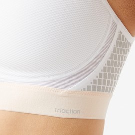 Triumph Women's Triaction Hybrid Lite P Ex Sports Bra, White (WHITE 03), 85d