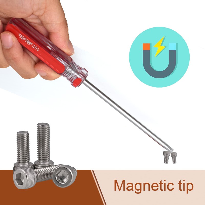 Hex Screwdriver Set Metric MM Sizes 7PCS Precision 1.5mm 2.0mm