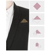 Elerevyo Men's Polka Dots Handkerchief Colorful Business Tuxedo Wedding Pocket