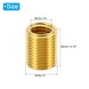 PATIKIL Brass Threaded Insert Nut, Pack of 5, M16 x