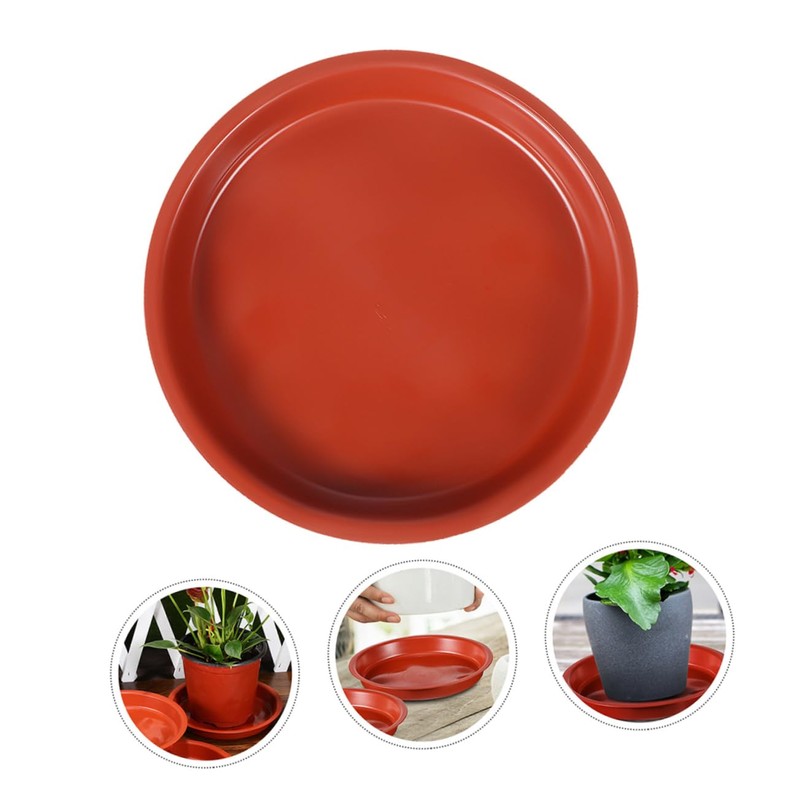 Kisangel 10pcs Round Plant Saucer Drip Trays for Potted Plants
