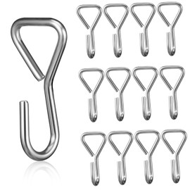 PACKOVE 100pcs Heavy Duty Stainless Steel S Hooks for Hanging Durable Car Hooks for Car Seat Headrest and Bag Organization for Various Heavy Loads