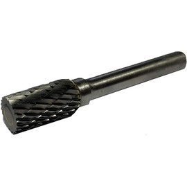 CNC QUALITÄT Carbide Burr Diameter 8-12 mm - Shape A Cylinder Shape - Cross-toothed End Mill for Deburring - 10 mm