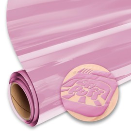 SISER Easy Puff HTV 12''x1yd - 3D Puffy Heat Transfer Vinyl (Pink)