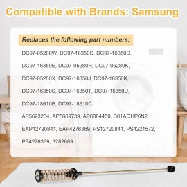 Unbranded 4X DC97-16350D Washer Suspension Rods, Replace DC68-03228A-02 DC68-03228A-03