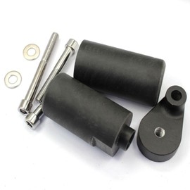 TDR Black Frame Slider Crash Protector Delrin For YZF R6 2008 2009 Motorcycle Left Right Pair Kit Hardware