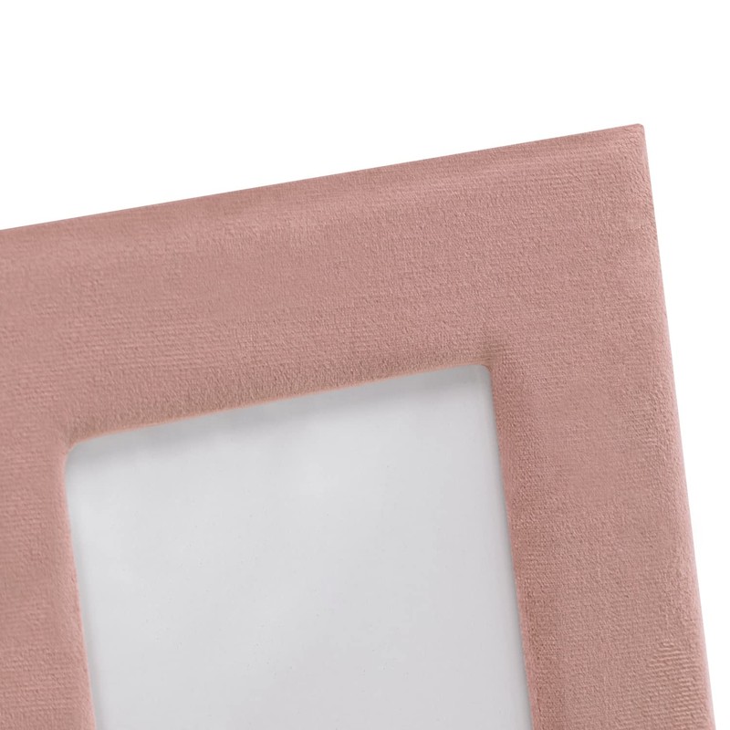 AmeliaHome Velvo Picture Frame Velvet Look Dusky Pink, Velvo Dusky