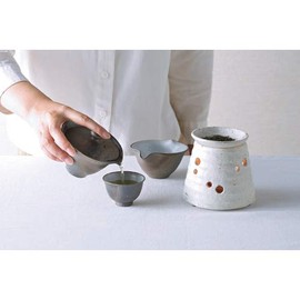 Tokyo Matcha Selection - Shigaraki-yaki - IBUSHI - 2 Chawan teacup [Standard ship by SAL: NO Tracking number & Insurance]