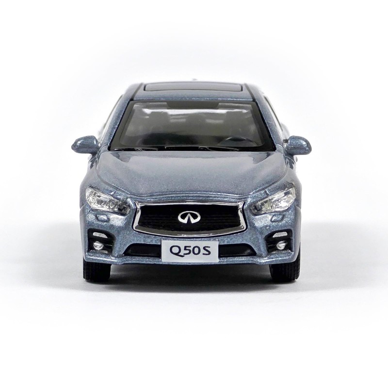 1:64 Scale Infiniti Q50S Blue Diecast Miniature Model Car