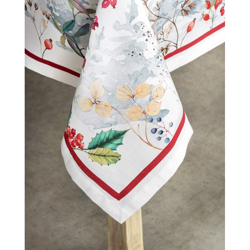Maison d' Hermine Morzine 100% Cotton Tablecloth Kitchen Dining Table