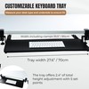 Ace Drive Keyboard Tray Under Desk, Pull Out Keyboard &