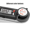 GemRed 82305 Digital Angle Finder Protractor-Stainless steel (white&red button)