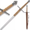 K Exclusive William Wallace Long Sword, Stainless Steel Blade, Scabbard,