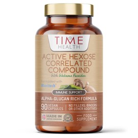 Active Hexose Correlated Compound with Premium Maritech® Fucoidan - Immune Support & Gut Health - No Additives - UK Made - GMP Standards - Pullulan (90 Capsule Bottle)