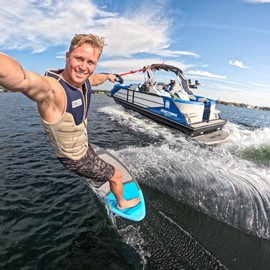 Mens Neoprene Wakesurf Comp Vest - Designed Exclusively for Wake Surfing, but Great for All Other Watersports Activities! NCGA (Camel, X-Large)