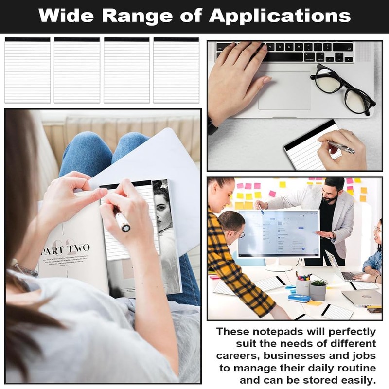 A7 notepads, 6 pieces, 30 sheets, small notes, paper notepad,