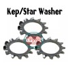 Star (15 Pieces) 7/16" External Tooth Star Steel Lock Washer Zinc Plated
