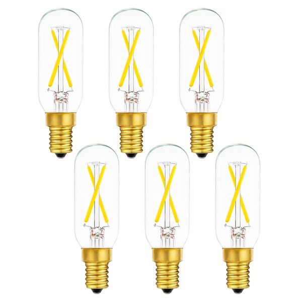SHUWDKAR E14 Light Bulb 25 Watt Equivalent Warm White 2700K,
