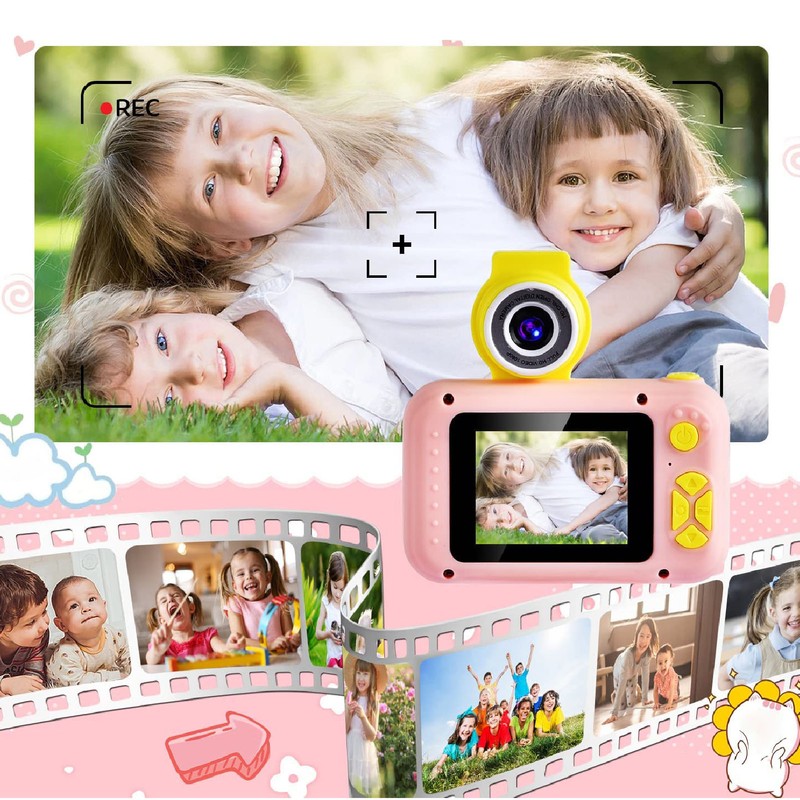 Kids Camera 40MP Flip Lens Digital Camera Fun Video Record