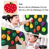 Baby Felt Board Play Food Toy Set for Pretend Kitchen