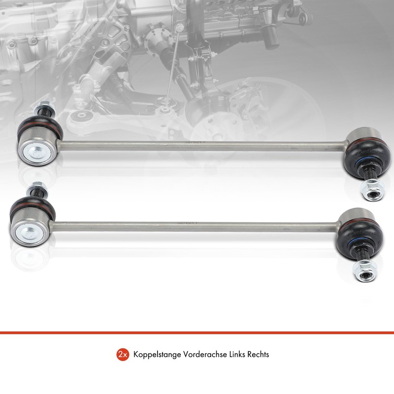 Frankberg 2 x Front Axle Coupling Rods Compatible with Nubira