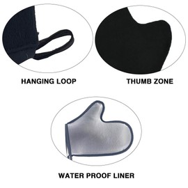 4Pack Self Tanning Mitt Set, 1 Self Tan Mitt, 1 Self Tanner Lotion Back Applicator, 1 Self Face Tanning Brush, 1 Exfoliating Glove, Self Tan Kit (4pack tanning applicator)