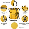 Kikerike Backpack Stool Cooler Chair Heavy Duty 300 LBS Max