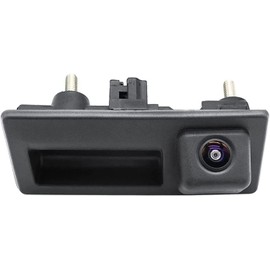 SCUMAXCON Car Rear View Trunk Handle Camera for RCD360 PRO2 PRO3S Backup Camera with Dynamic Intelligent Trajectory Moving Guide Line Waterproof