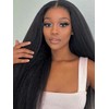 ISEE 3 In 1 Half Wig Kinky Straight Glueless Wigs