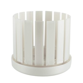 Orchitop Scoop M-Set Orchid Pot with Saucer for All Orchids Colour Mother of Pearl