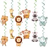 Jungle Animal Party Decorations, Kaluofan 24 PCS Jungle Theme Party