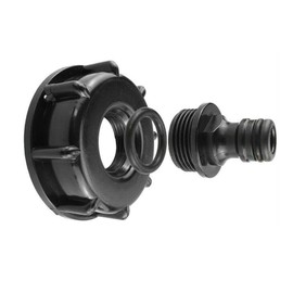 IBC Tank Adapter Plastic Hose Tap Connector S60X6 Coarse Threaded Cap to 1/2" Water Butt Tap Adapter for IBC Ton Valve