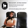 Bracer Travel Pillow - Real Head and Neck Support for