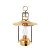 Vermont Lanterns Hanging Oil Lamp - Brass Dorset 14" w/Shade