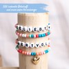 Papierdrachen 4 Pearl Bracelets in Soft Pastel Shades - With