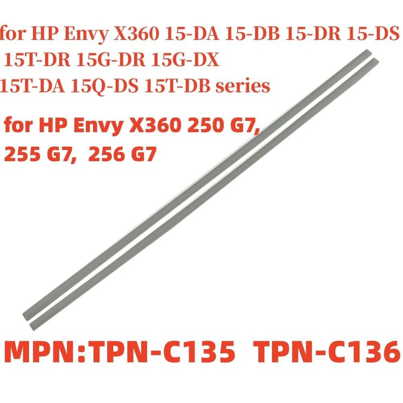 HSSDTECH Laptop Rubber Feet Strips for HP Envy X360 15-DR