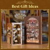 MiniCity DIY Book Nook Kit for Adults, 3D Wooden Puzzle