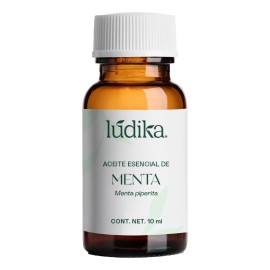 Aceite Esencial Menta Puro, Cosmético capilar bucal corporal, uso en difusor Aromaterapia, Spa masaje Hebbe Cosmetics & Ludika 10ml