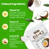 Gwynne Vitamina D3 10.000ui K2 Mk-7 200mcg,120cpsulas 2 En 1