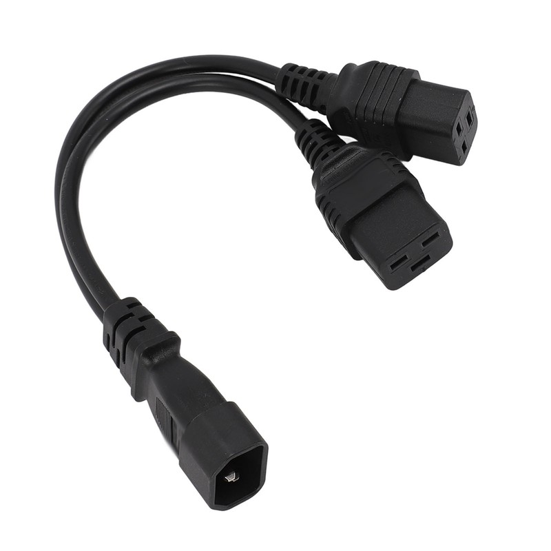 Power Cord Splitter Adapter IEC 320 C14 to IEC320 C19