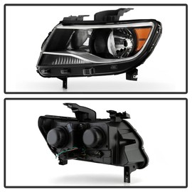ACANII - For 2015-2022 Chevy Colorado Factory Style Crystal Headlights Headlamps Assembly Replacement Pair Left+Right