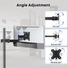 WORLDLIFT Pole Mount Monitor Arm Easy Clamp-on VESA Mount for
