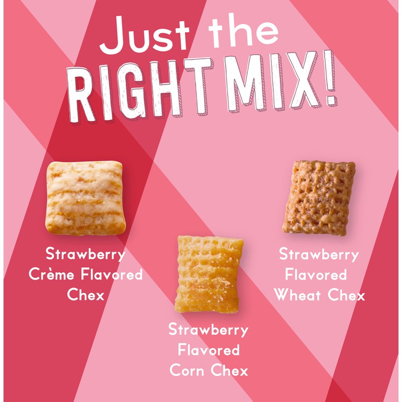 Simply Chex Mix, Strawberry Yogurt, 1.03 Oz (Pack of 60)