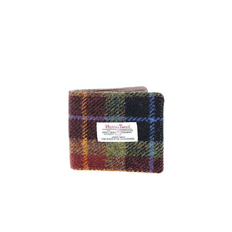 Glen Appin Harris Tweed Bi-fold Wallet LB2007 Colour 59 Rust