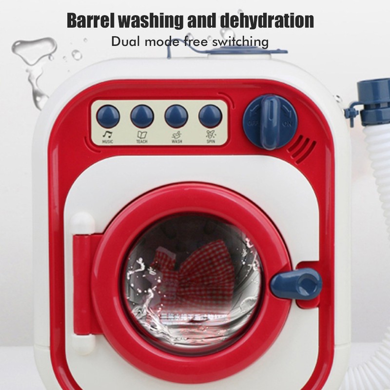 Electric Mini Washing Machine Toy Child Wash Machine Toys Waterproof