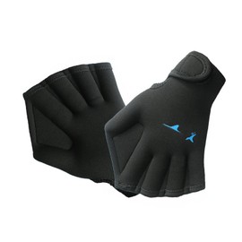2 Pack Flexible Water Exercise Gloves Swimming and Diving Gloves Training Gloves for Pool and Beach Finger Swim