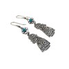Mexican Frida 925 Sterling Silver Drop Earrings