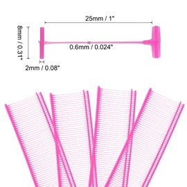 uxcell 1000pcs Standard Tagging Gun Fasteners 25mm Tagging Barbs Pins PP Plastic Tag for Price Tagging Gun, Clothing Tags Gun Attachments for Garment Bag Fabric, Red